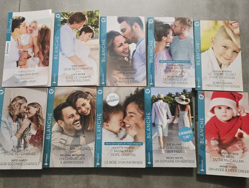 Lot livres romans harlequin - ,