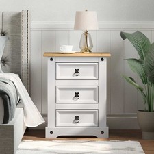 Table de chevet Corona Blanc