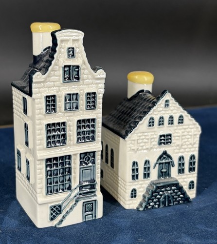 Klm bols delft blue - blue, houses