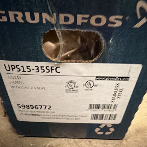 Grundfos pump 59896772 - pump,