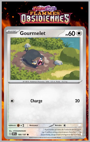 Carte pokémon gourmelet - pokémon,