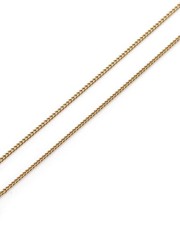 Chaine maille gourmette en or