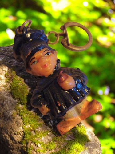 Porte clés vintage figurine - porte-clés,