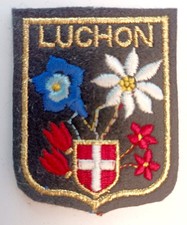 écusson luchon haute garonne - luchon, haute-garonne