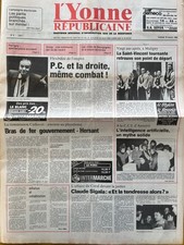 RIKA ZARAÏ - L'YONNE REPUBLICAINE DU 10 JANVIER 1986