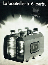 Publicité Advertising 1125  1969    Bière la bouteille à 6 parts