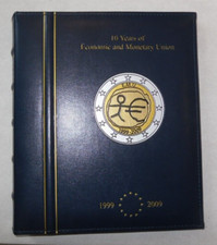 album numismatique euros. E.M.U. 10 YEARS OF ECONOMIC AND MONETARY 1999 - 2009