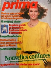 ANCIEN LIVRE REVUE MAGAZINE PRIMA MODE AVEC SUPER PATRON N° 31 04/85 TRICOT