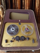 Magnétophone à bandes Philips vintage années 1950 ancien audio rétro collection