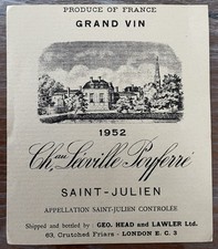 Étiquette Château Léoville