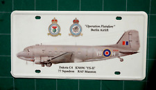 C-47 DOUGLAS DC-3 DAKOTA metal plate