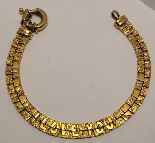 Bracelet plaqué jaune - plaqué, or