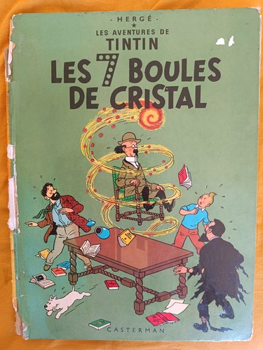 Tintin les boules cristal - tintin,