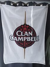 Grand drapeau clan Campbell whisky no Ricard 120cm par 150cm environ