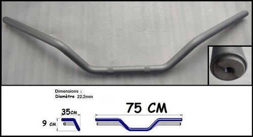 Guidon type origine 125 - origine, xl