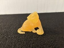 Chat joueur ambre en cristal Daum mod1