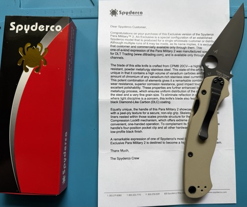Spyderco paramilitary tan - paramilitary, 2