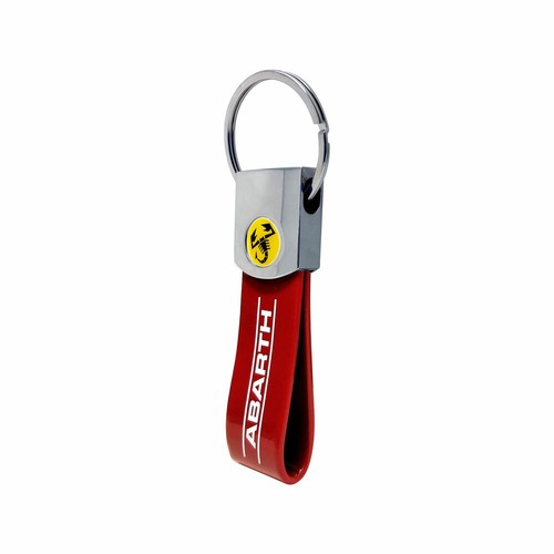Porte clés abarth bande rouge - porte-clés,
