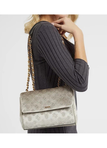 Guess gray embossed logo - embossed,