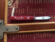 couteau VICTORINOX SOUVENIR SHOP rare ancien antique SWISS knife taschenmesser