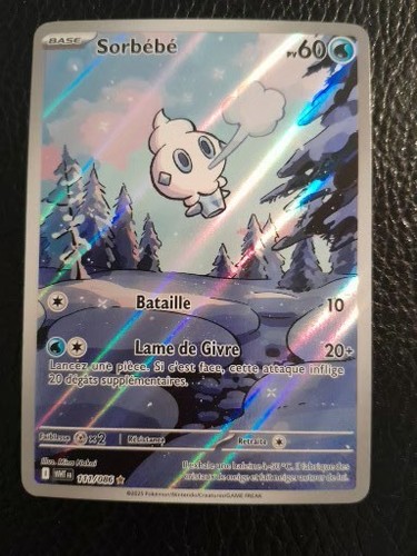Carte pokémon sorbébé - carte, :