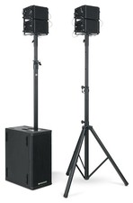 Pack Sono Pronomic V-Array 4.2 640W Actif Bluetooth DJ Enceintes PA Subwoofer