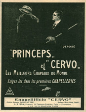 Publicité ancienne chapeaux