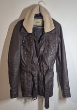 Veste en cuir véritable