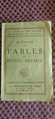Fables petits poèmes - fables, et