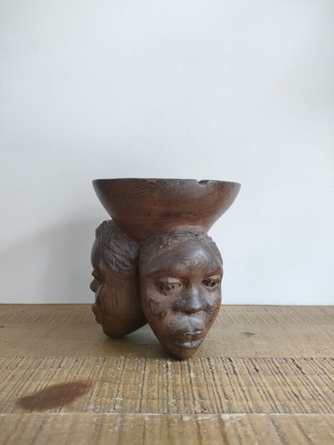 Cendrier africain bois - en,