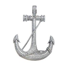 Homme Argent Sterling Ancre