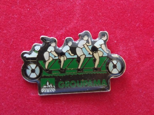 Pin assurances groupama velo - pin,