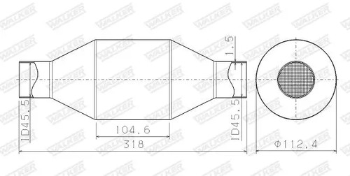 Catalyseur universel 65200