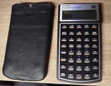 HP 10 bII Calculatrice Financial Calculator Kalkulator HEWLETT-PACKARD Noir