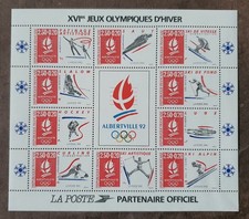 France: Bloc Y&T BF 14 JO Albertville - 1992 – NEUF**/MNH
