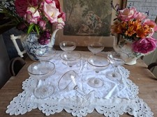 8  coupe champagne art déco