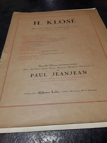 Klose invitation à - h,