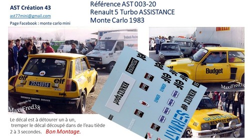 New decal renault - new, 43