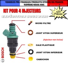 KIT JOINT REPARATION 4 INJECTEUR POUR BMW E30 E36 316i 318i M10 M40 ✅ 0280150778