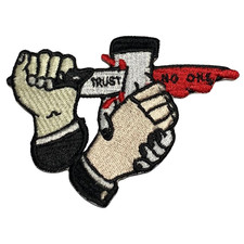 Trust No One patch broderie