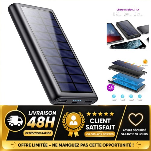 Batterie externe solaire - externe,