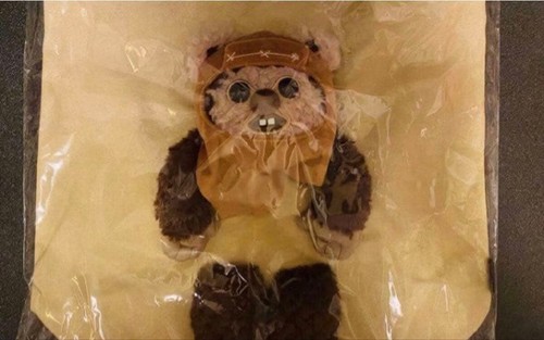 Sac peluche star wars ewok - peluche,