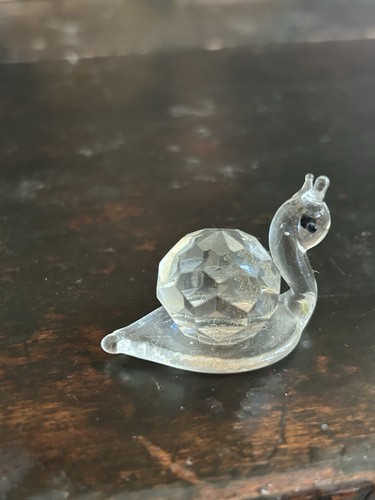 Figurine escargot verre - en,