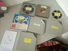 lot 7 Films 8mm Amateurs bobines/vacances/famille/camping/plage/neige 1950/1960
