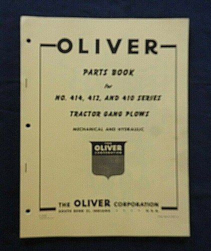 1950 oliver numéro 412 - oliver,