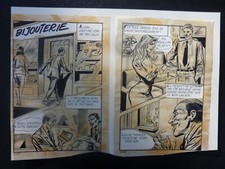 RAPETTI Elvifrance lot de 2 planches originales 3-35 et 36 (E3-007)