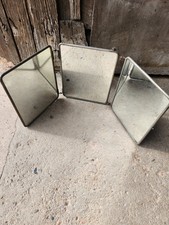 ANCIEN MIROIR TRIPTYQUE DE BARBIER