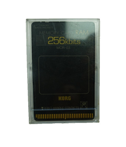 Korg mcr 256kb ram - korg,