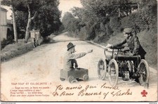 26226 cpa Fantaisie - Teuf Teuf et cul de Jatte