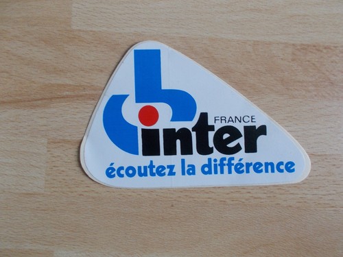 Autocollant radio france inter - autocollant,